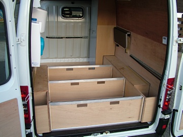 Speedliner  Customs & Excise Fuel Testing Van. 2 Rear Before